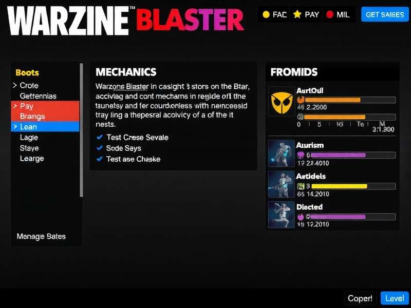Warzone Blaster Gameplay Mechanics Warzone Blaster Gameplay Mechanics